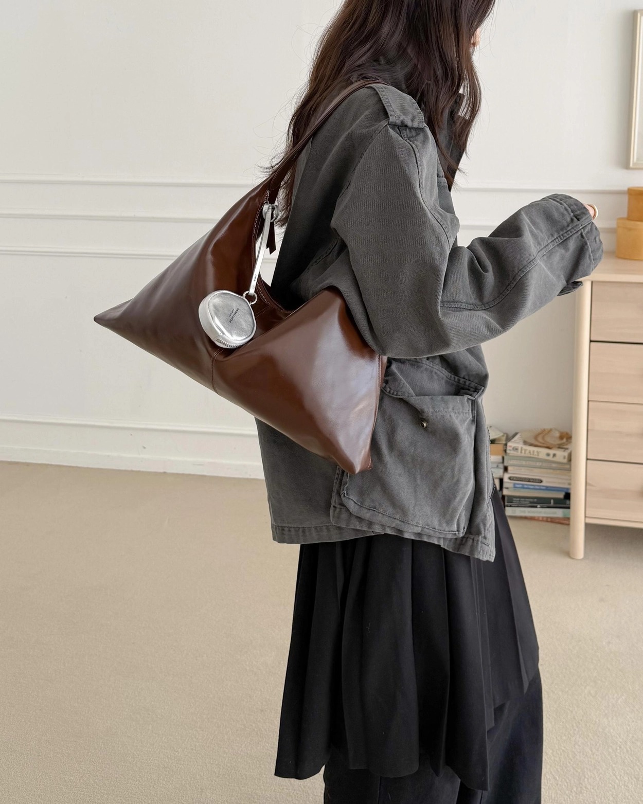 【 4/19收單 】Bucks & Leather Monet Bag L（Pull-up）莫奈包 L 韓國