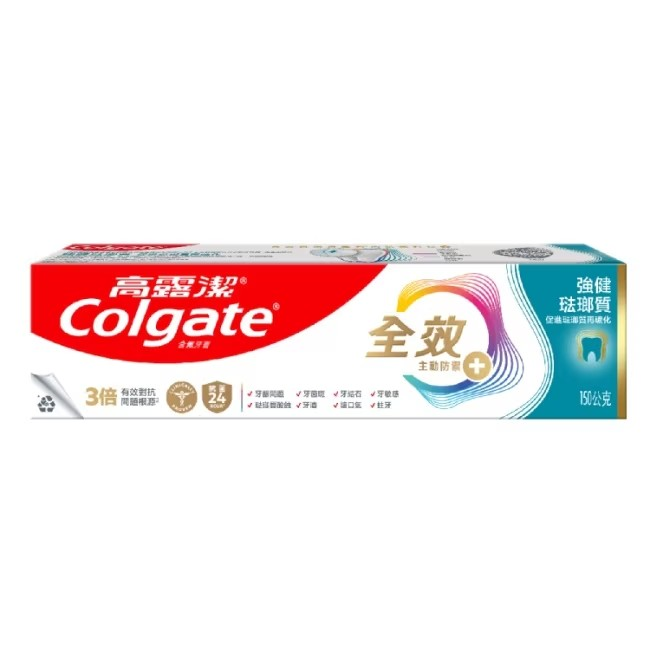 【高露潔】全效強健琺瑯質牙膏150g