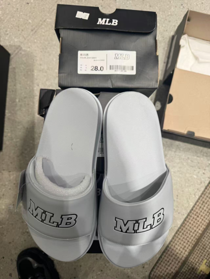 【直播】MLB LX0330706 休閒拖鞋 (灰色)
