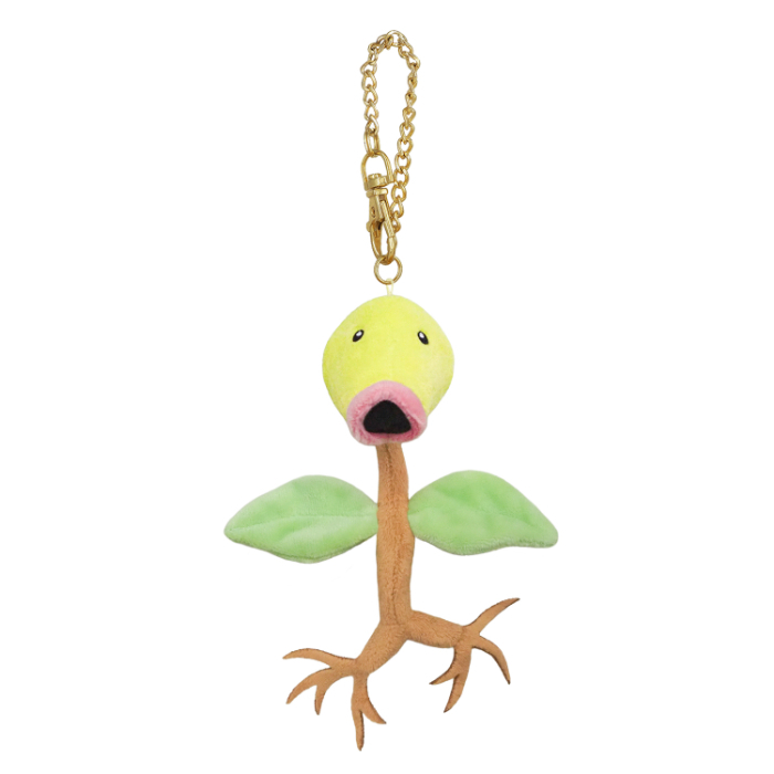 San Ei Pokemon Plush Keychain PM15 Bellsprout Mascot 037244