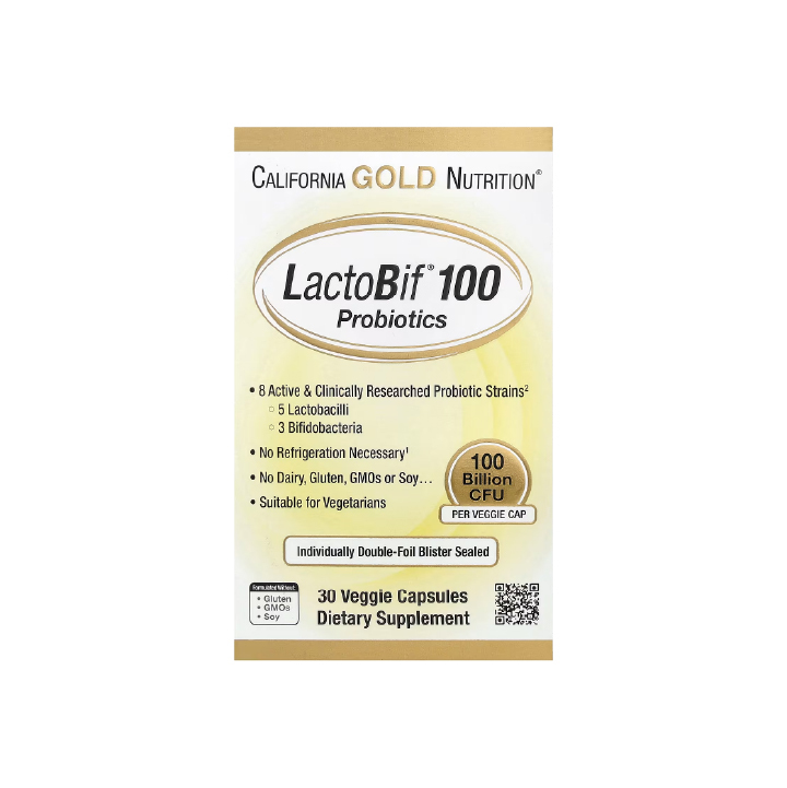 【California gold nutrition】LactoBif100益生菌