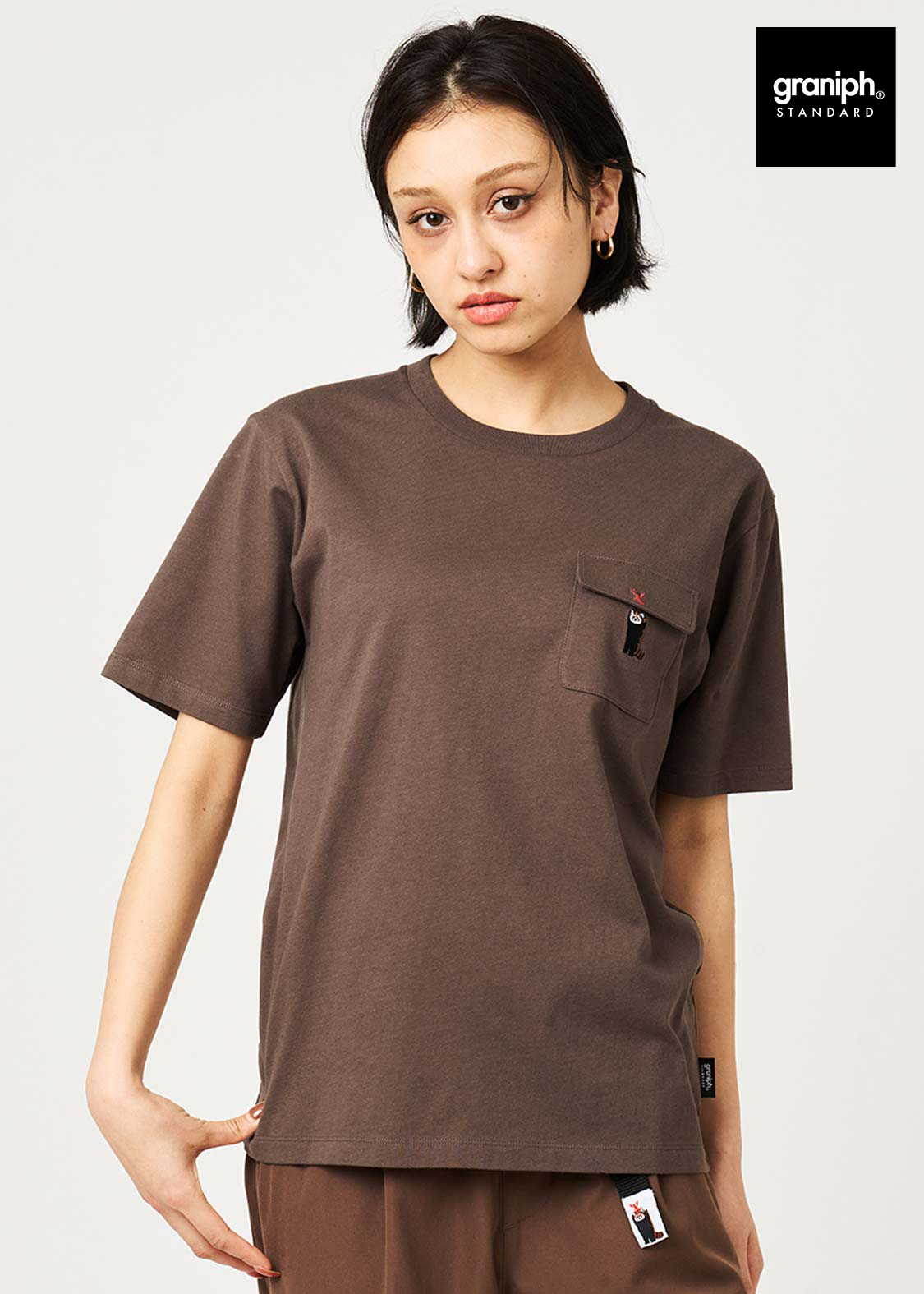 日本預訂 graniph GH IkaK | Pocket T-shirt