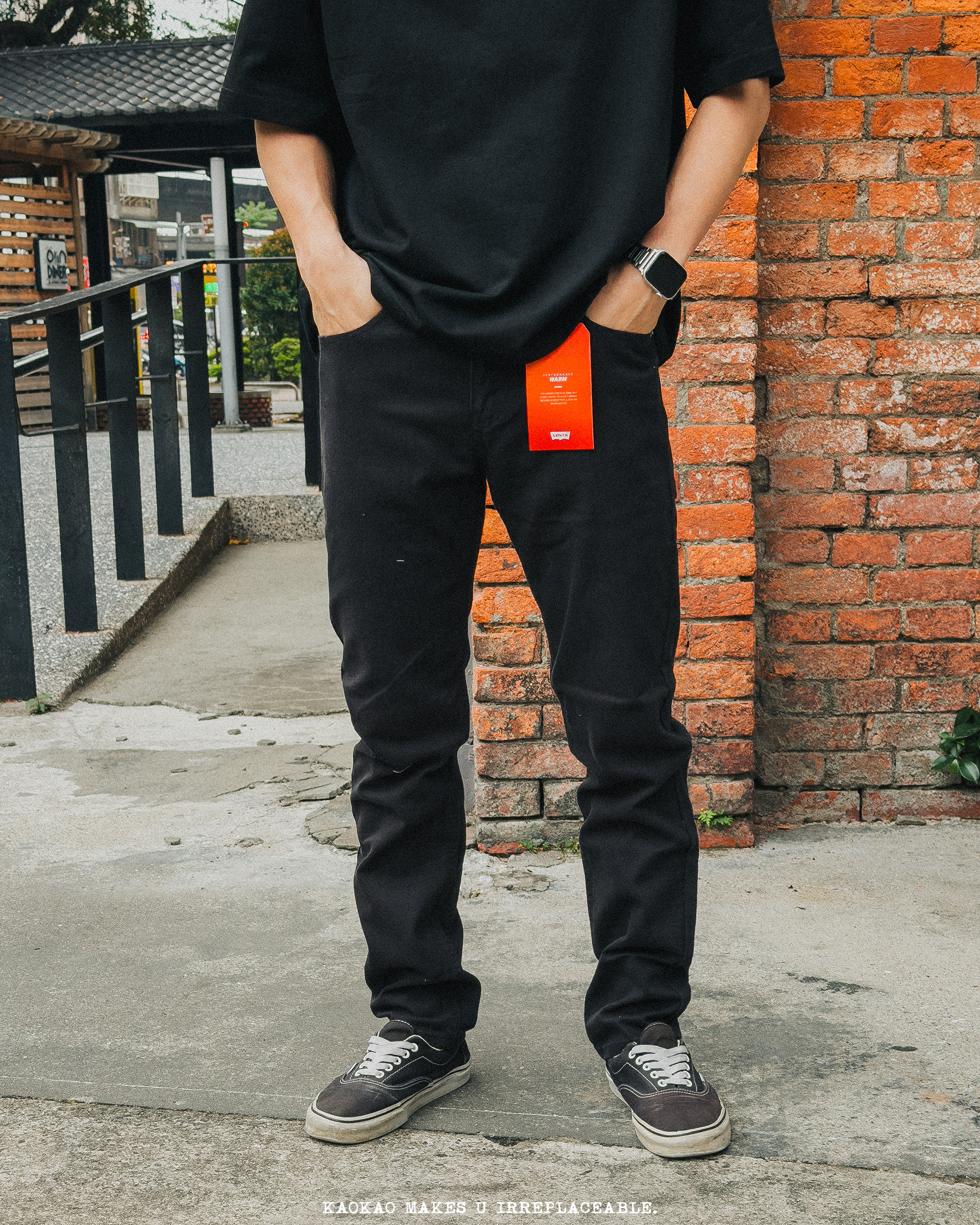 Levi's Men's 555 直筒牛仔褲 白【A72230012】