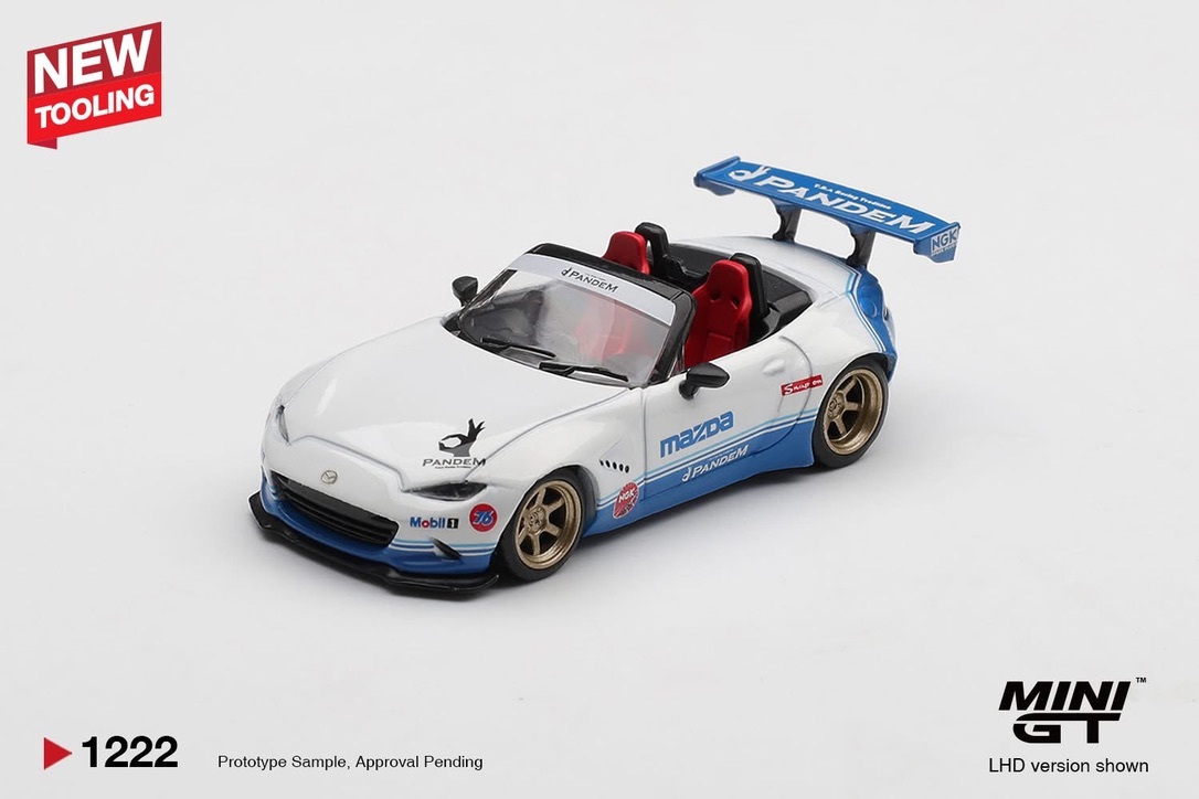 預訂 Pre Order - MiniGT 1222 Mazda Miata MX-5 (ND) Pandem IMSA