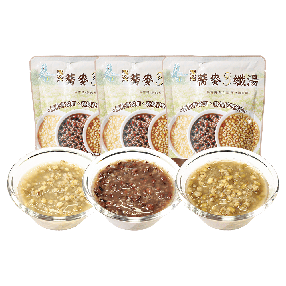 【實珍園】黃金蕎麥三纖湯250g/包