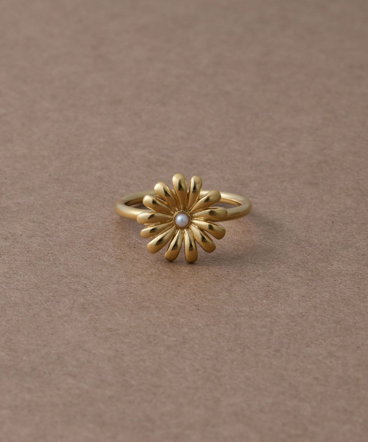 [連線優惠] ete 珍珠雛菊戒指