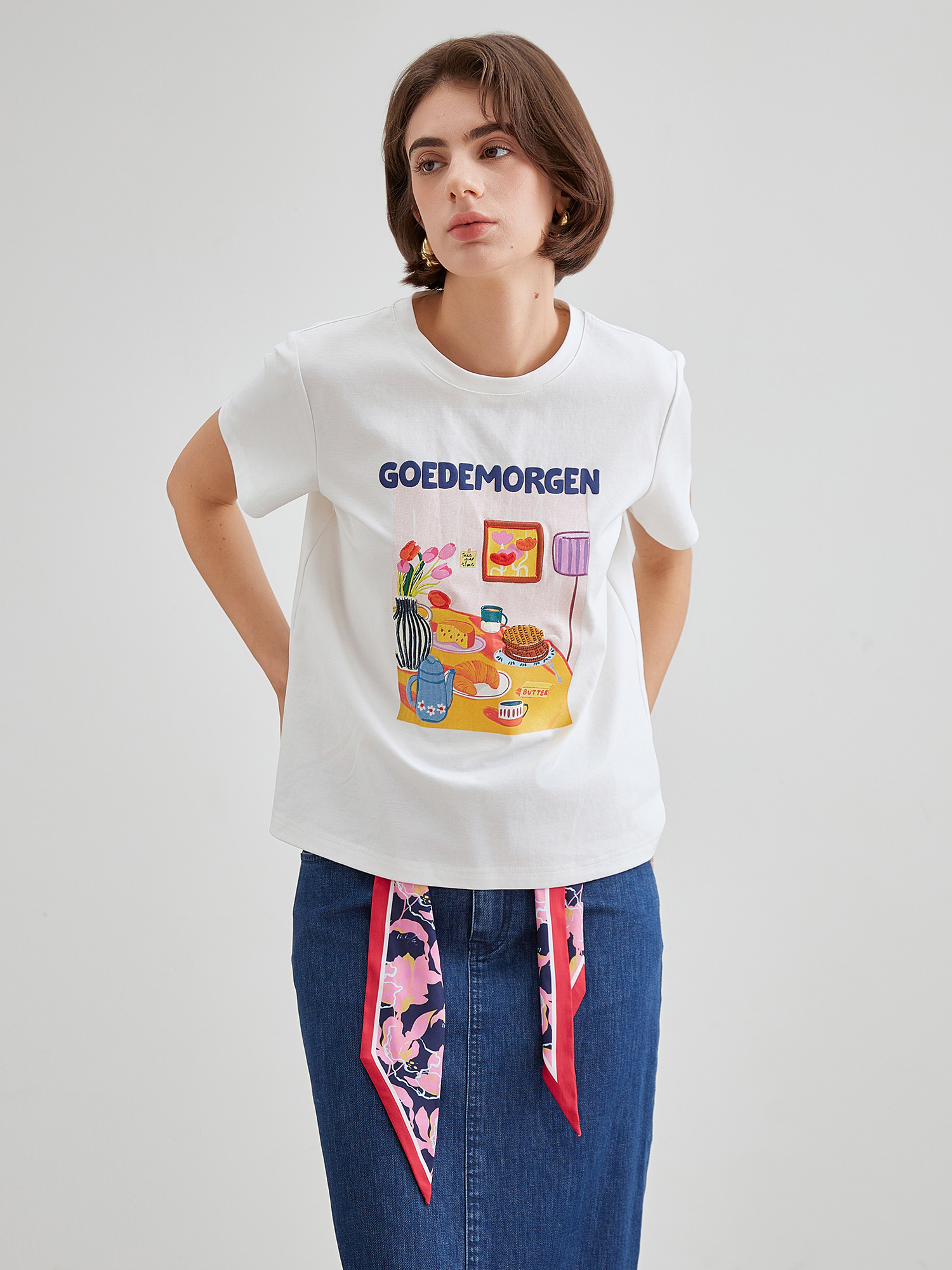 mi-tu原創印花T恤