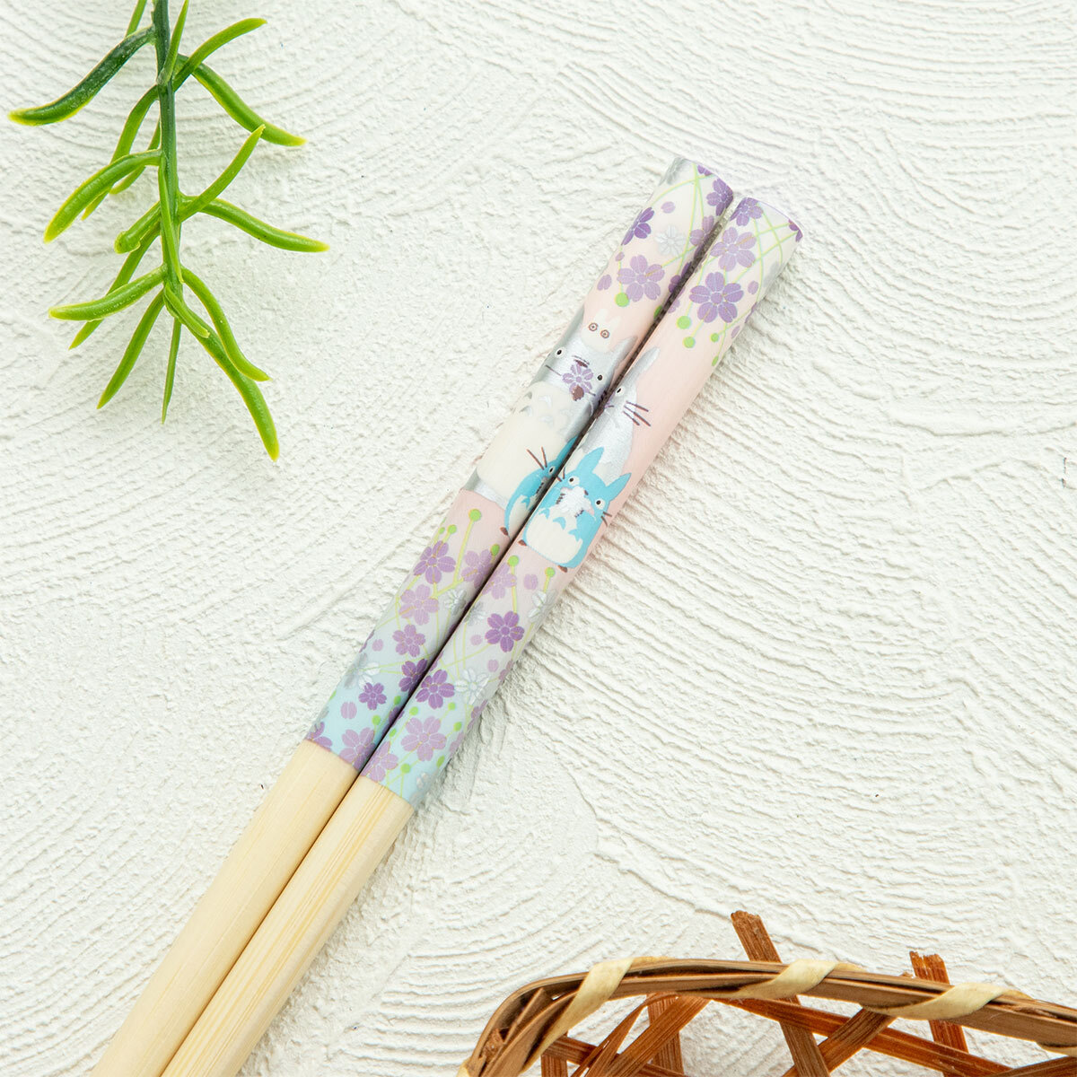 竹筷 龍貓 花之舞 21公分