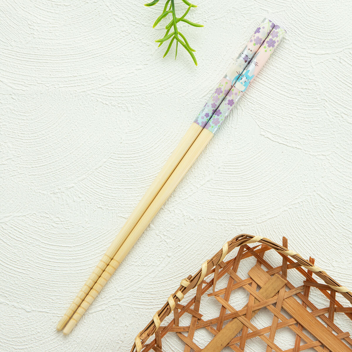 竹筷 龍貓 花之舞 21公分