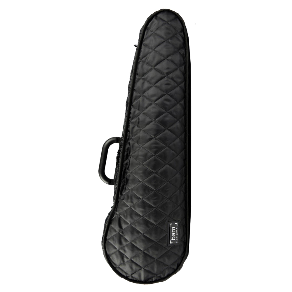 【預購品6月底到貨】HOODIES 菱格紋系列 中提三角盒保護套 (黑)