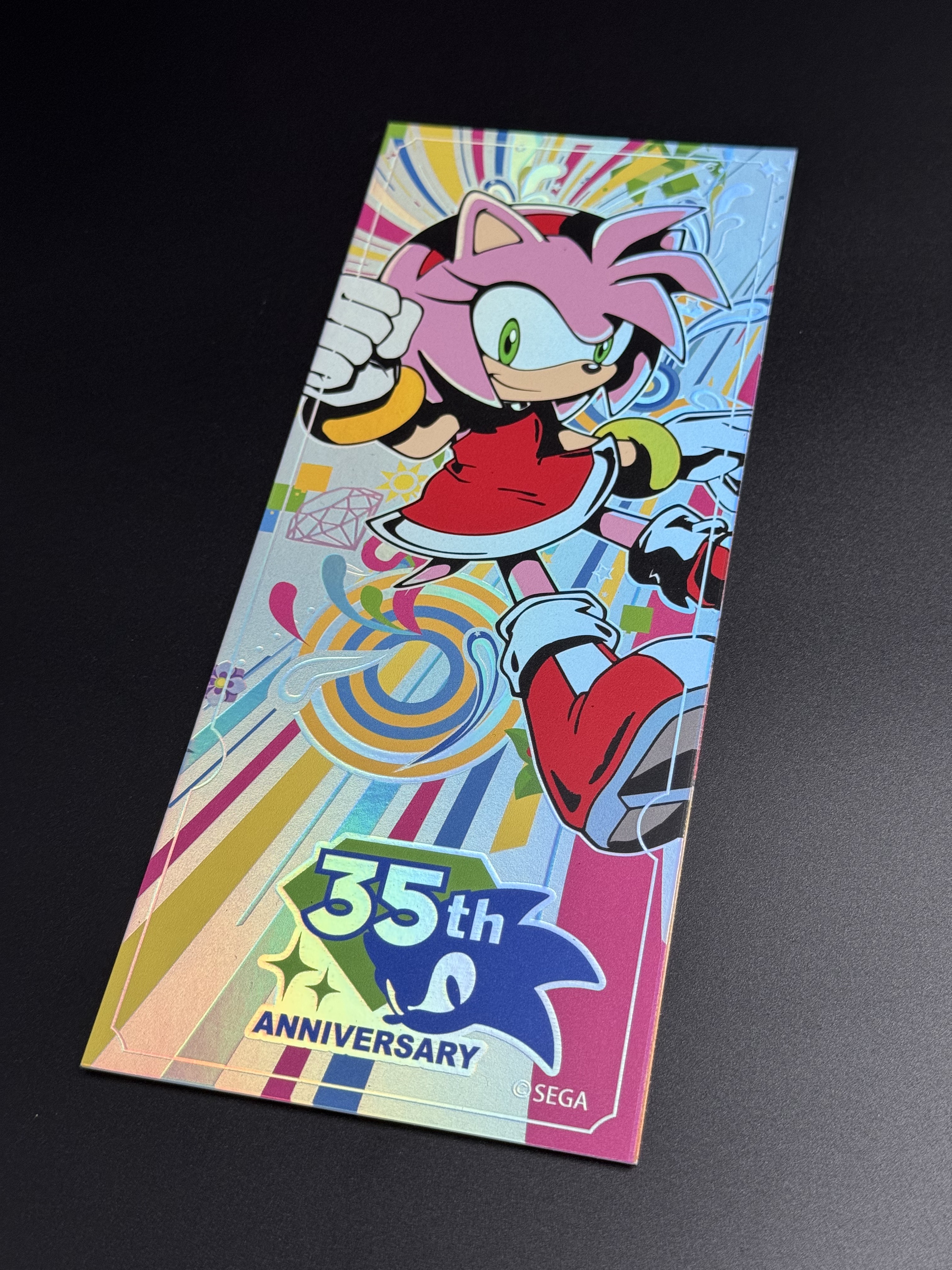 ソニック　シャドウ　香港限定　35th ホロカード 35th SONIC HOLO CARD (Blind Pack)