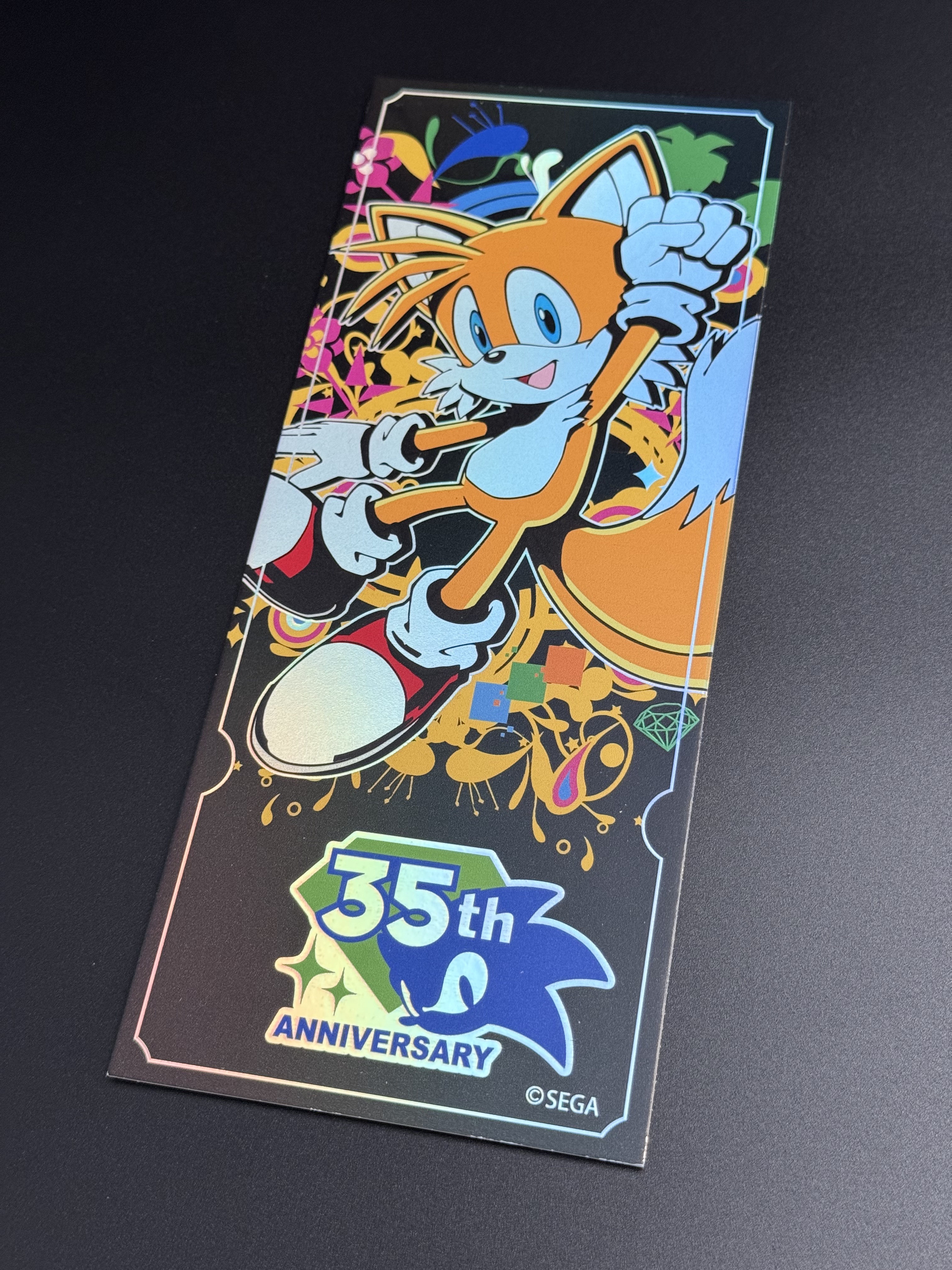 香港限定　ソニック　カード　ジョイポリス 35th SONIC HOLO CARD (Blind Pack)