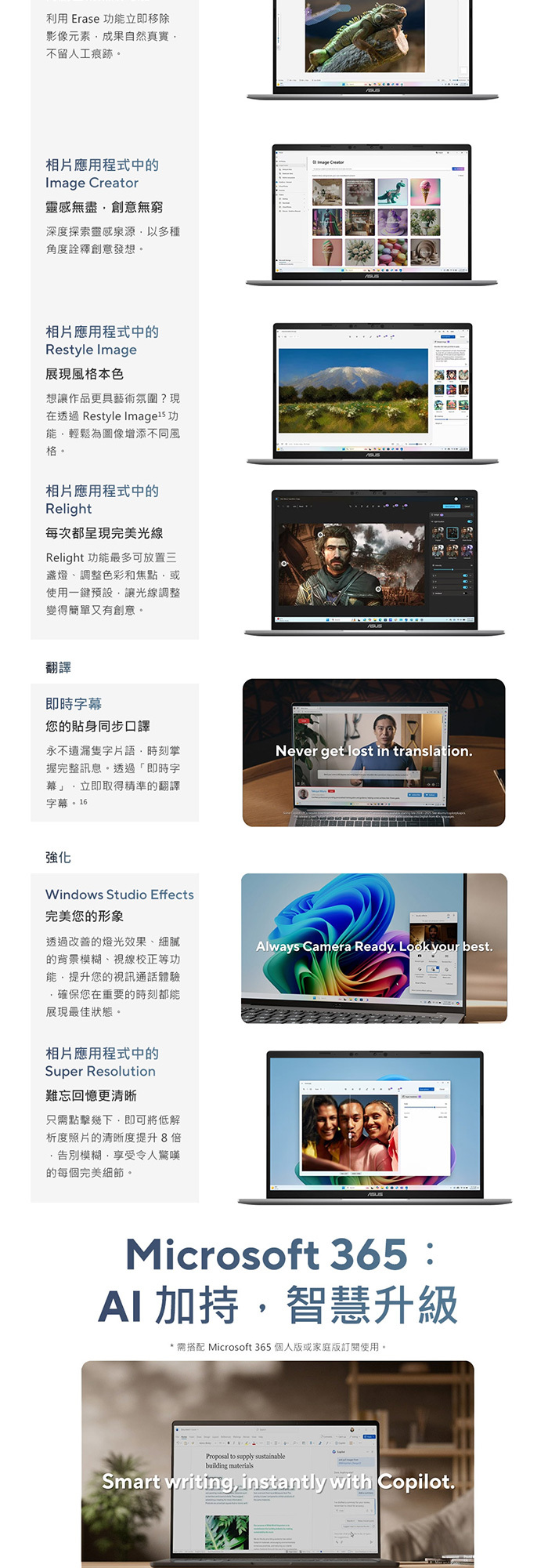 UX3407NA-0122G88100智慧M365