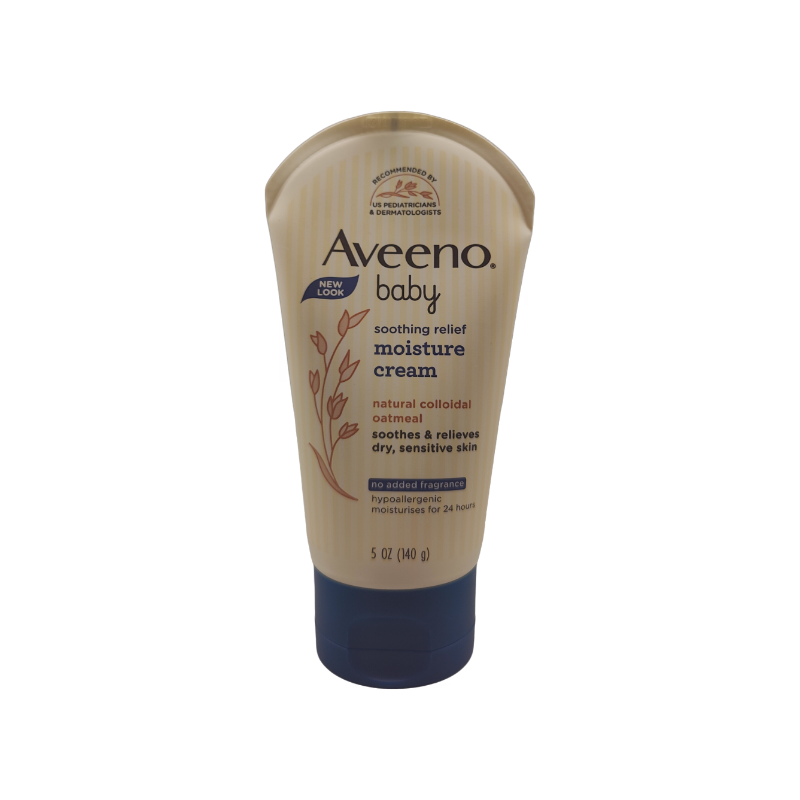Aveeno Baby 嬰兒舒緩滋潤纖細霜 140g - 舒緩乾癢、天然燕麥配方