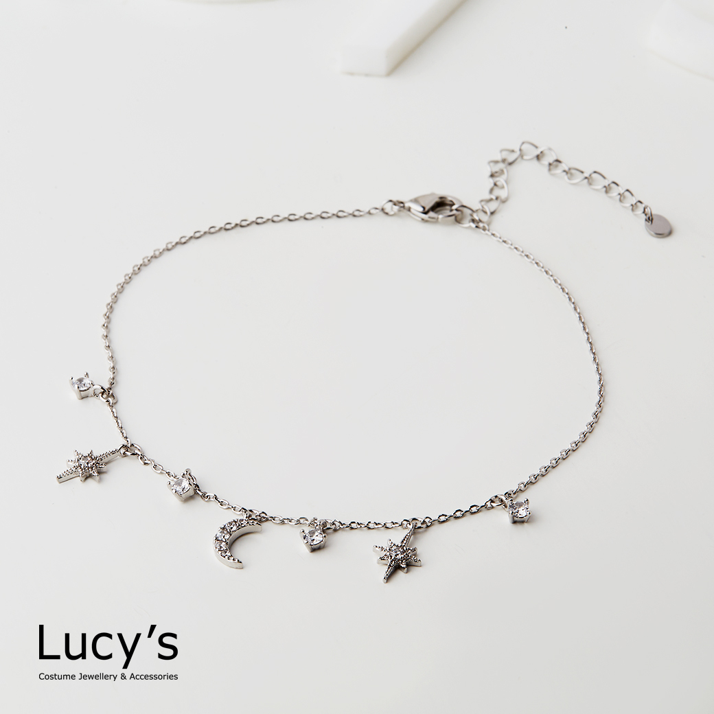 閃耀夜空 腳鍊 (二色) (130596/130598)