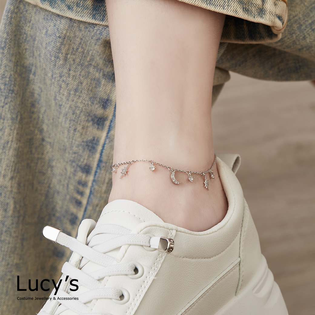 閃耀夜空 腳鍊 (二色) (130596/130598)