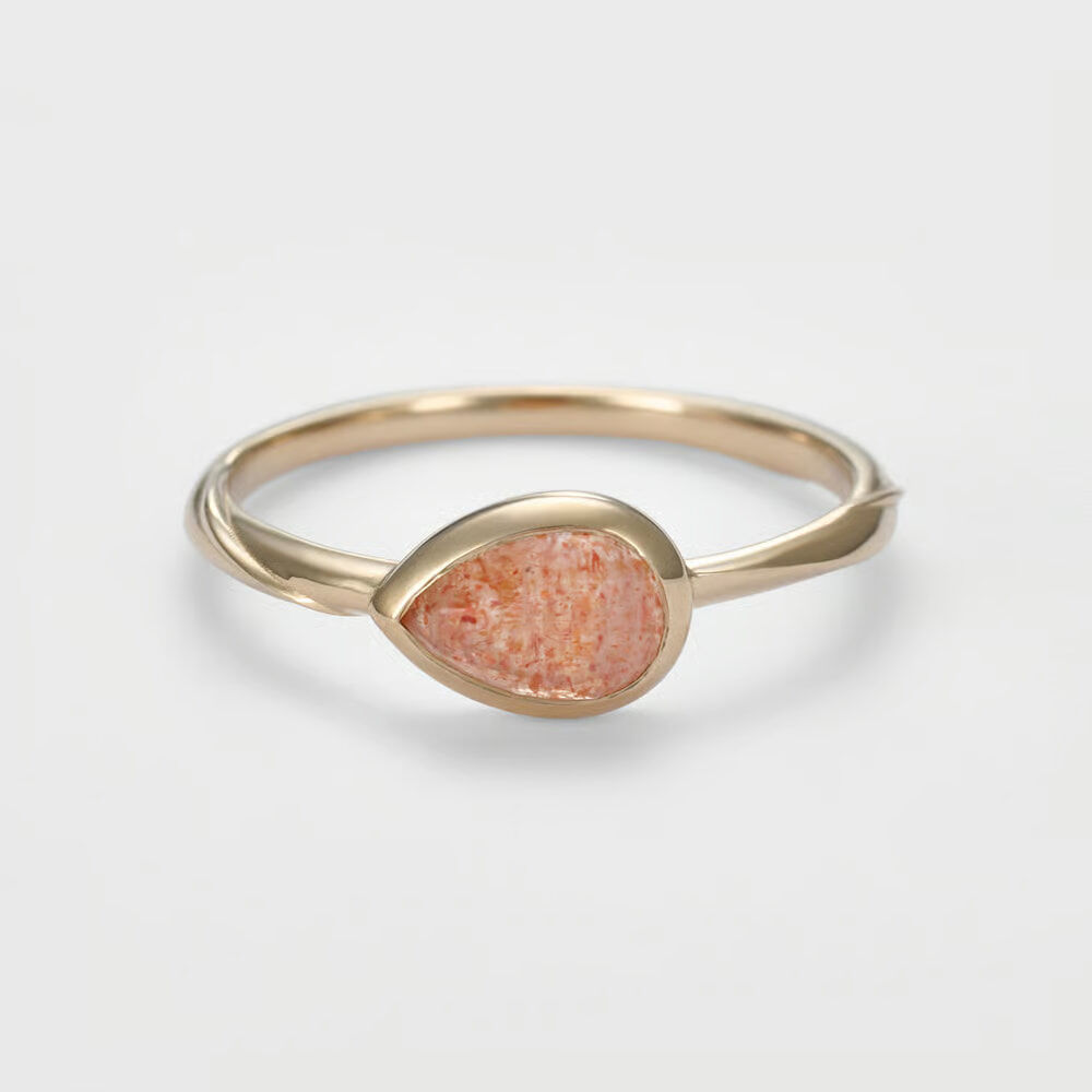 [連線優惠] agete 金太陽石戒指