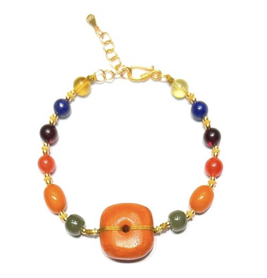 A260330—A2—18mm+老蠟餅子diy手鏈