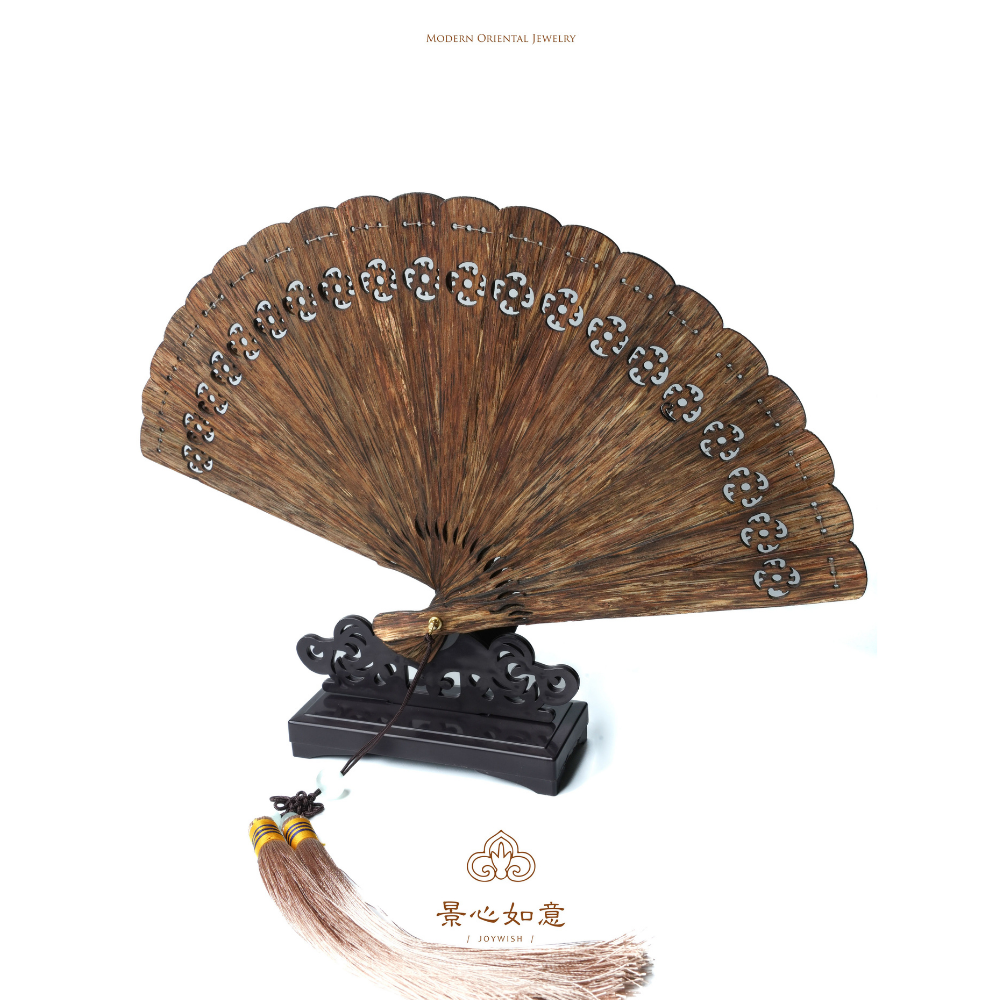 ACC-CCG0401-013 沉香｜沉香鏤空精緻扇子 (A13)