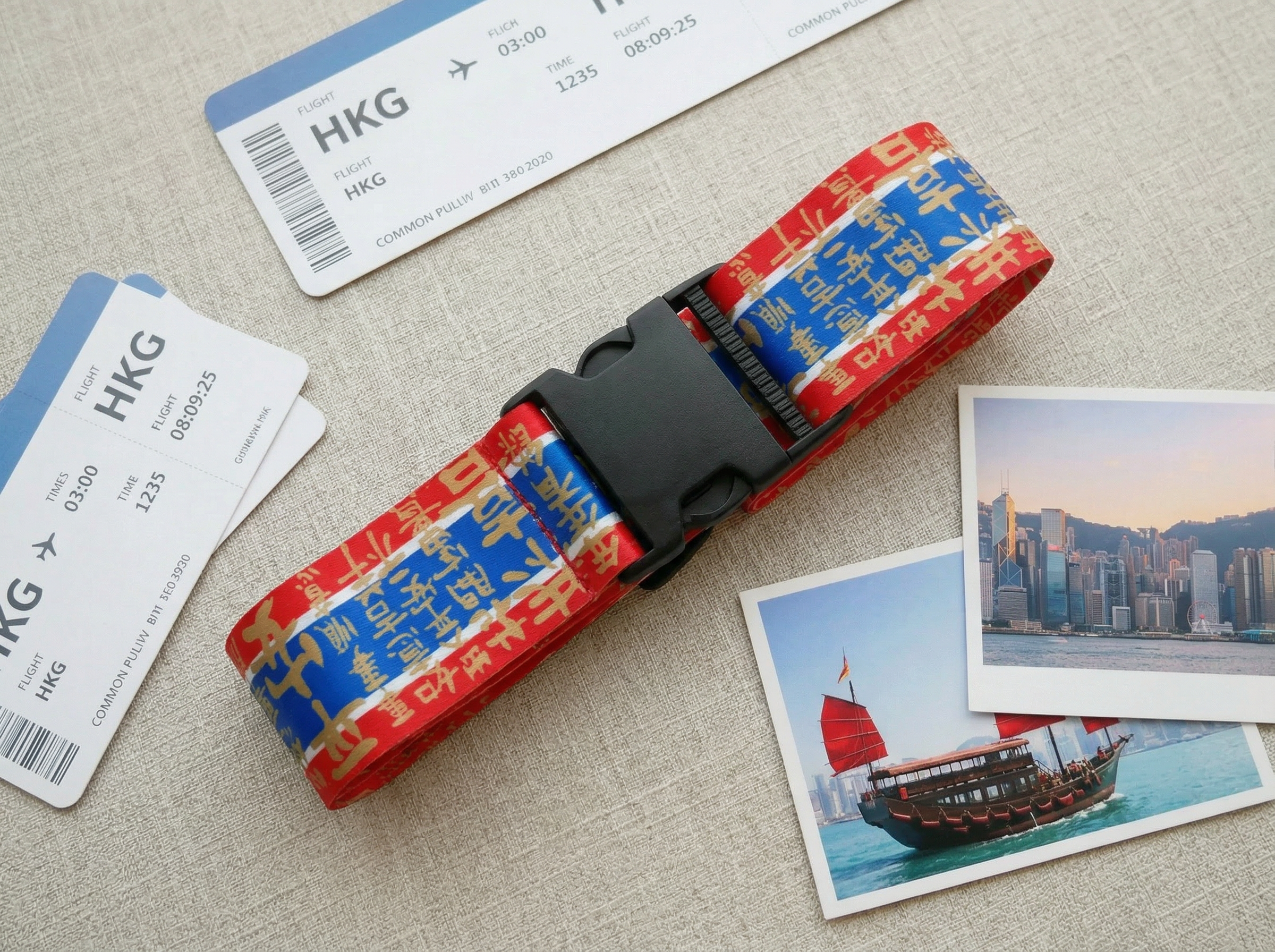 【紅白藍】 行李帶丨Amazing Studio