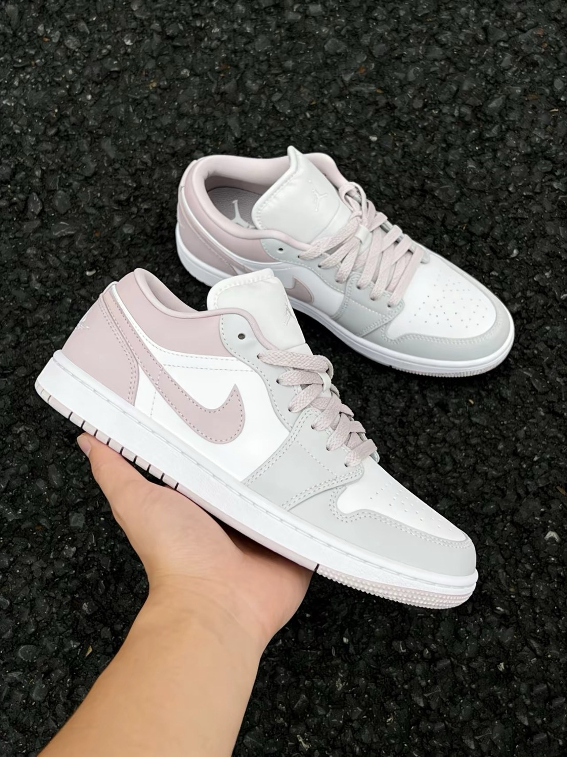 【預購】NIKE W Air Jordan 1 Low "Grey Particle Rose" 灰粉 DC0774-606