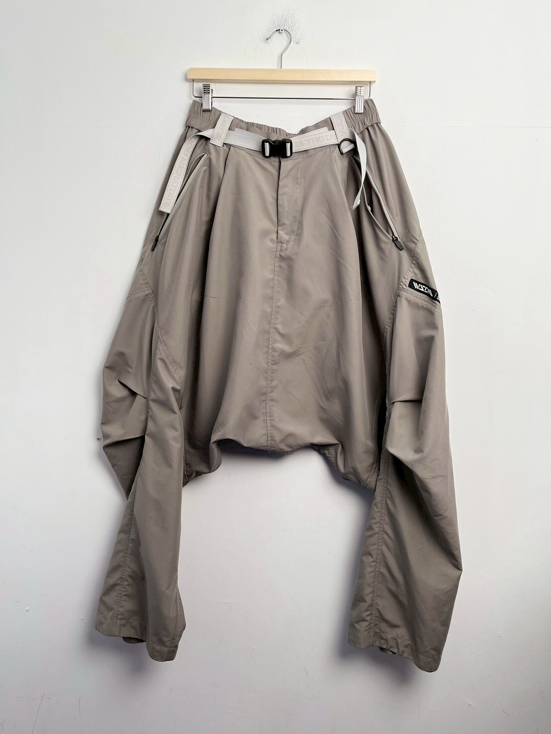 WISDOM Splice Multi-Pockets Harem Pants SIZE M