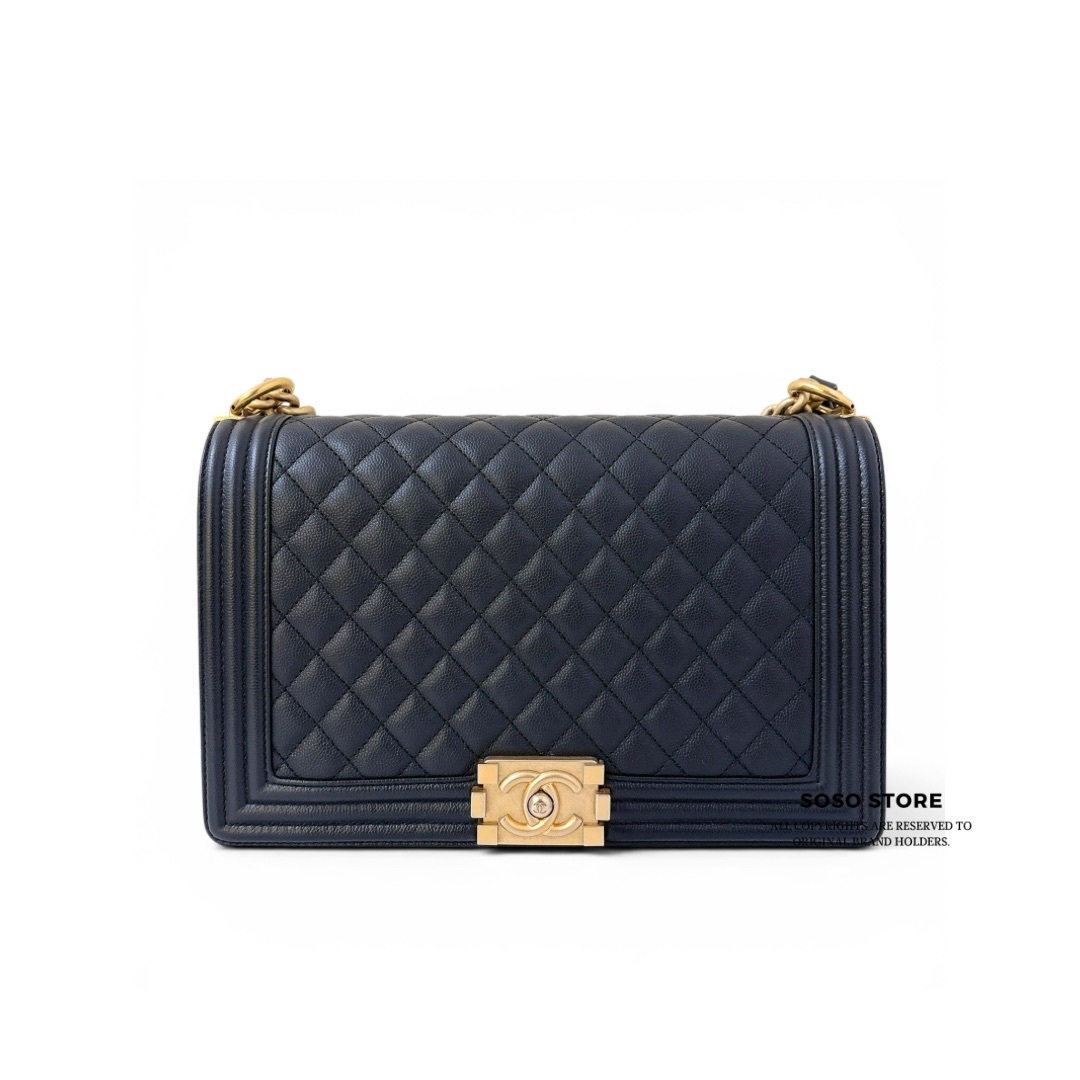 Chanel Boy 25 - Black / GHW