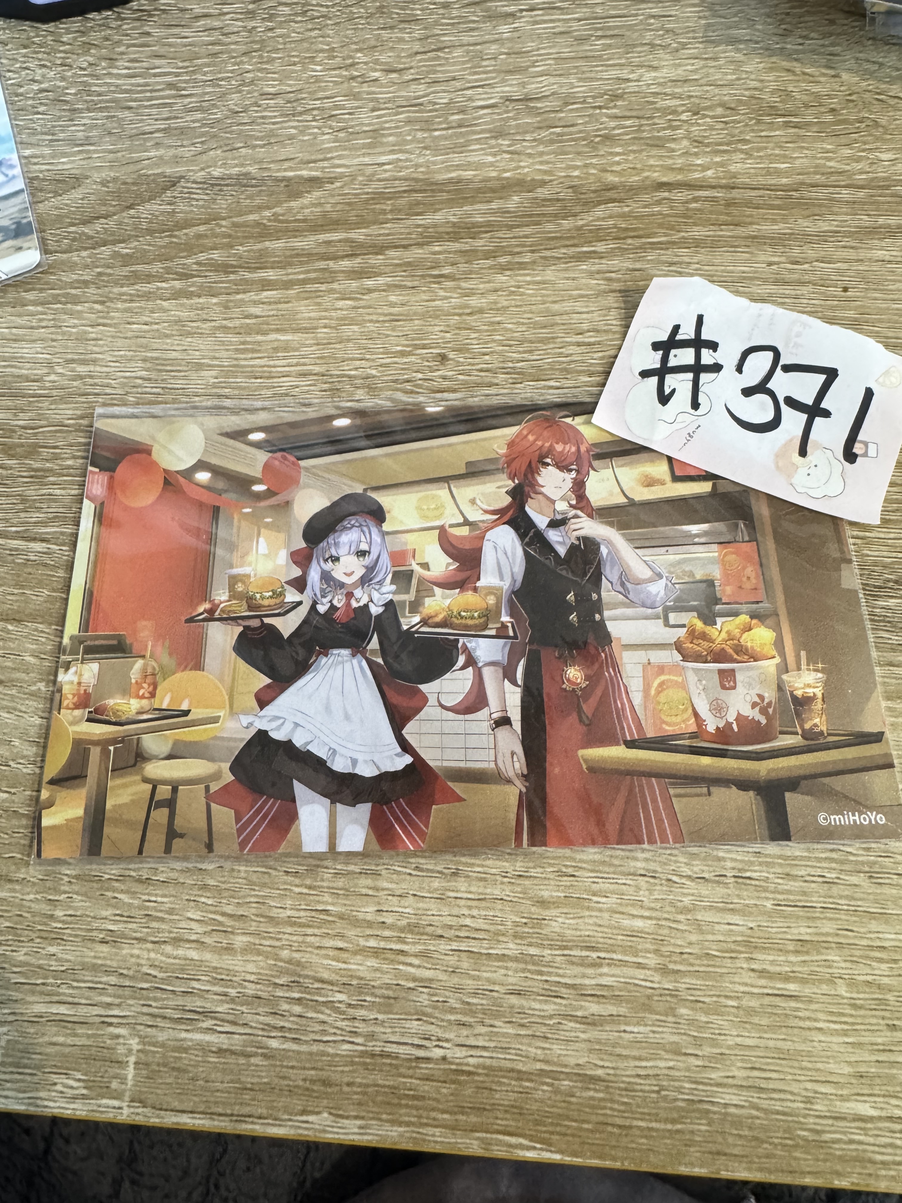 原神  2人   明信片#371