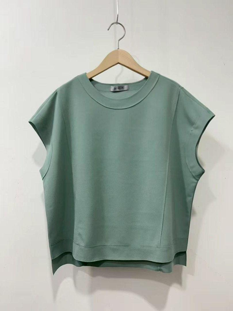 韓系涼感雪紡款｜顯瘦遮手臂氣質上衣