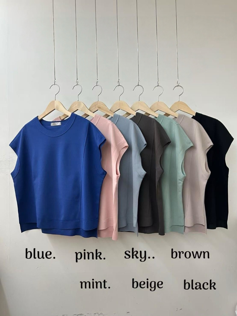 韓系涼感雪紡款｜顯瘦遮手臂氣質上衣