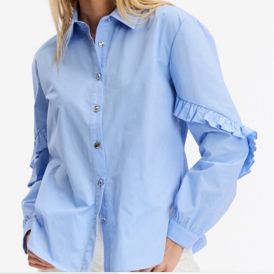 1LU0330-024 [LEO & UGO] Shirt Blue #JE918-LTBLU (EU)