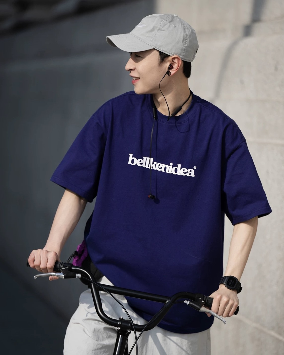 #預購 BELLKENIDEA 純棉300g重磅 寬鬆廓型 簡約印花短踢 六色