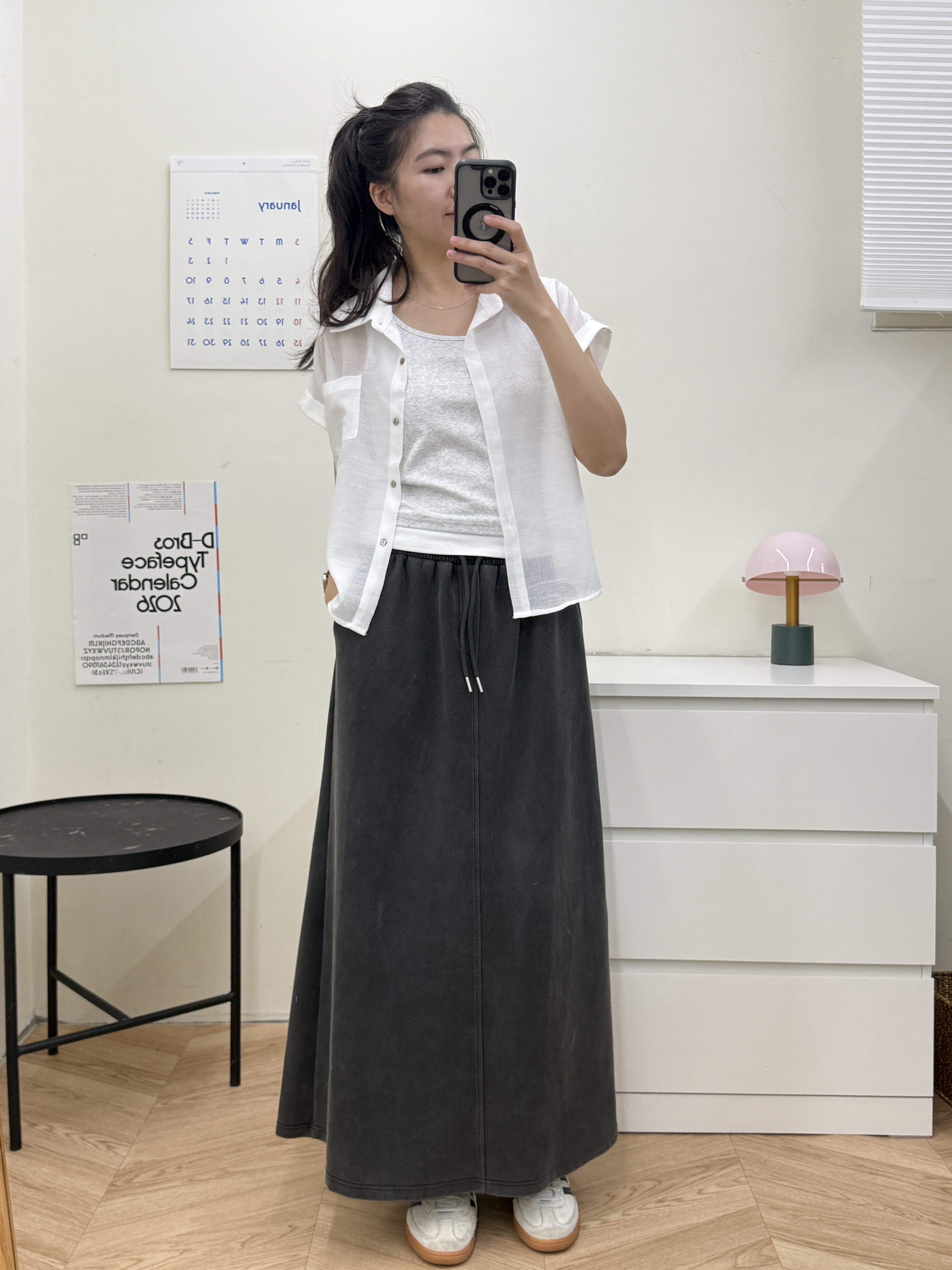 短袖襯衫+背心兩件式*3色