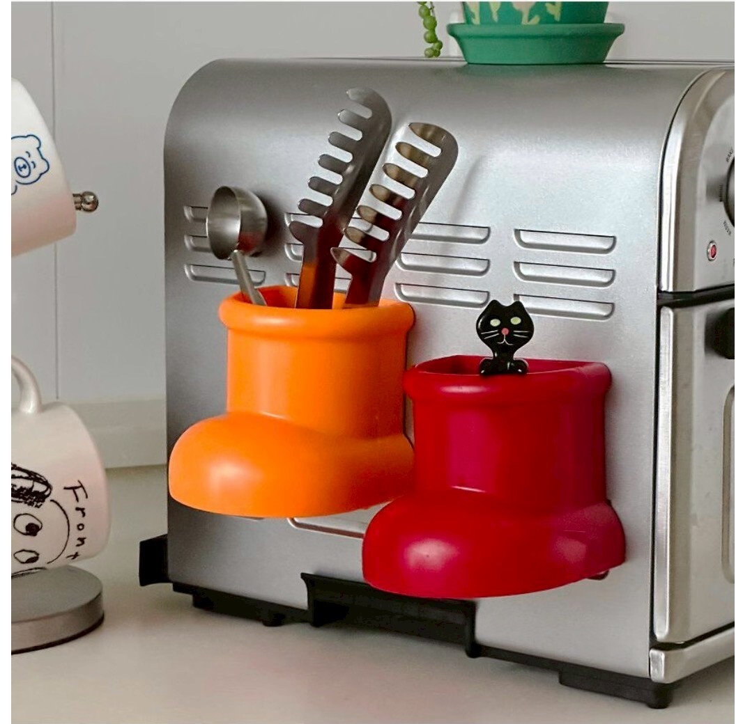 可愛短靴造型磁性收納盒 / 2色