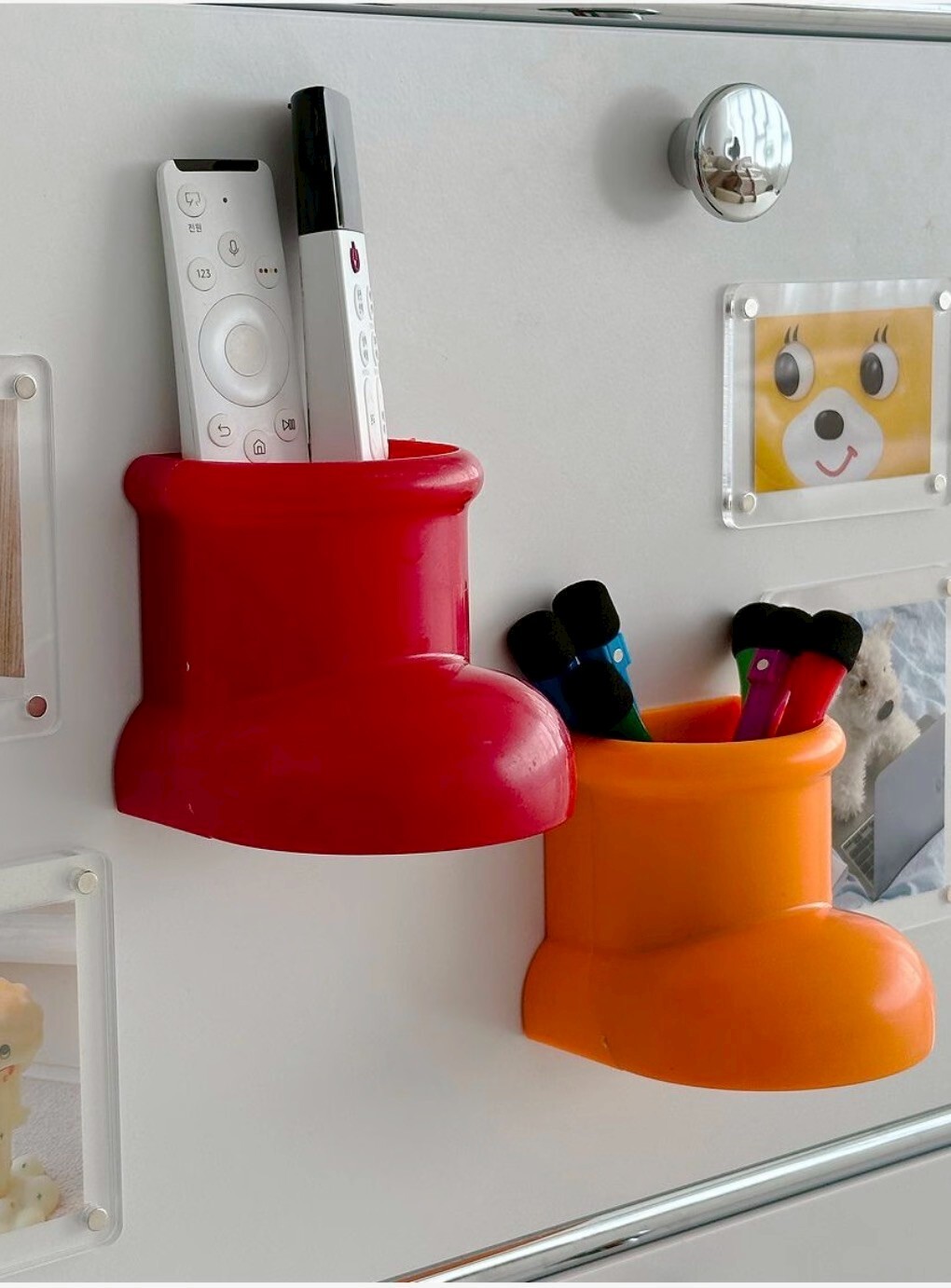 可愛短靴造型磁性收納盒 / 2色