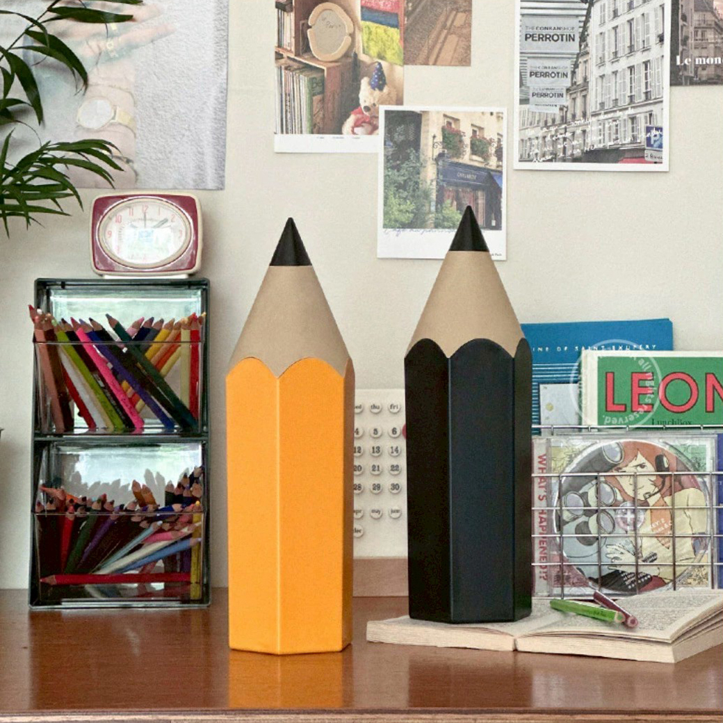 鉛筆翻蓋造型鉛筆收納盒筆筒 / 2色