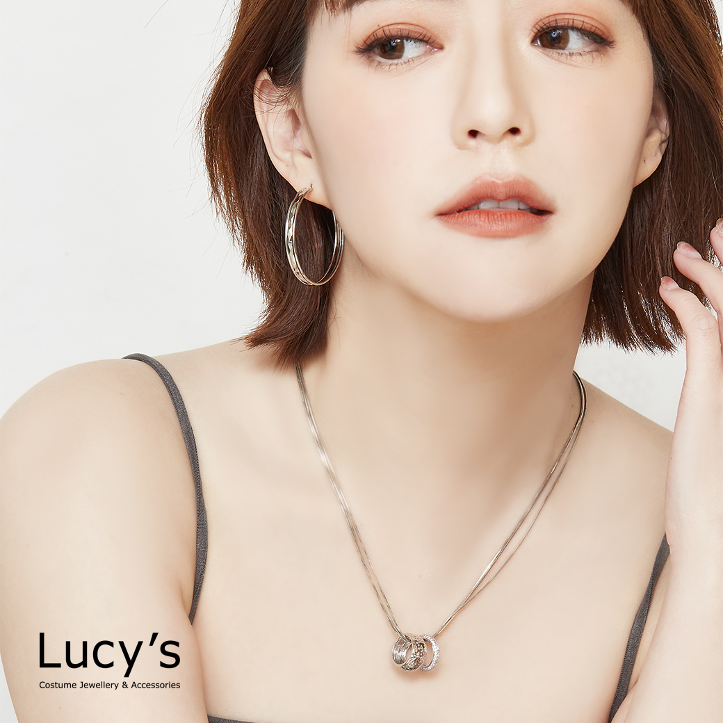 光與刻痕 項鍊 (二色) (126027/126028)