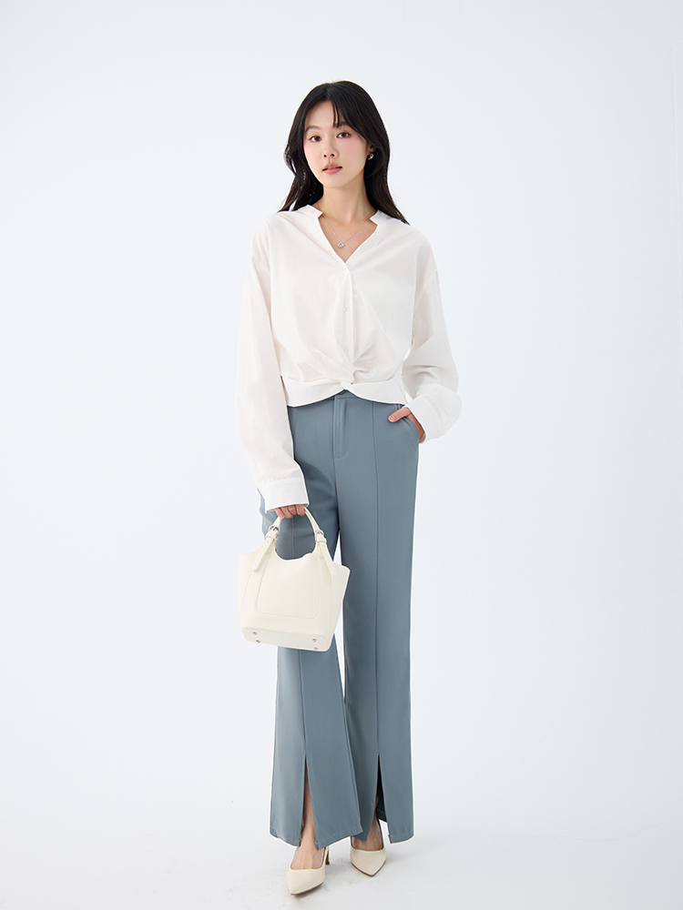2604 OH!HER 自訂修長比例開衩西裝褲