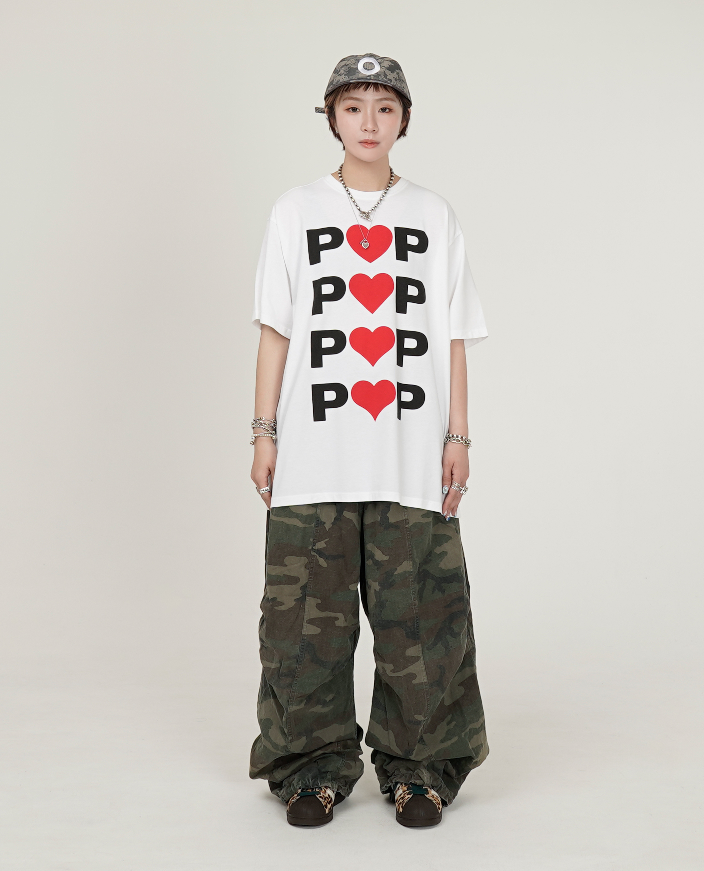 POP TRADING COMPANY Pop Hearts T-Shirt - 26SS
