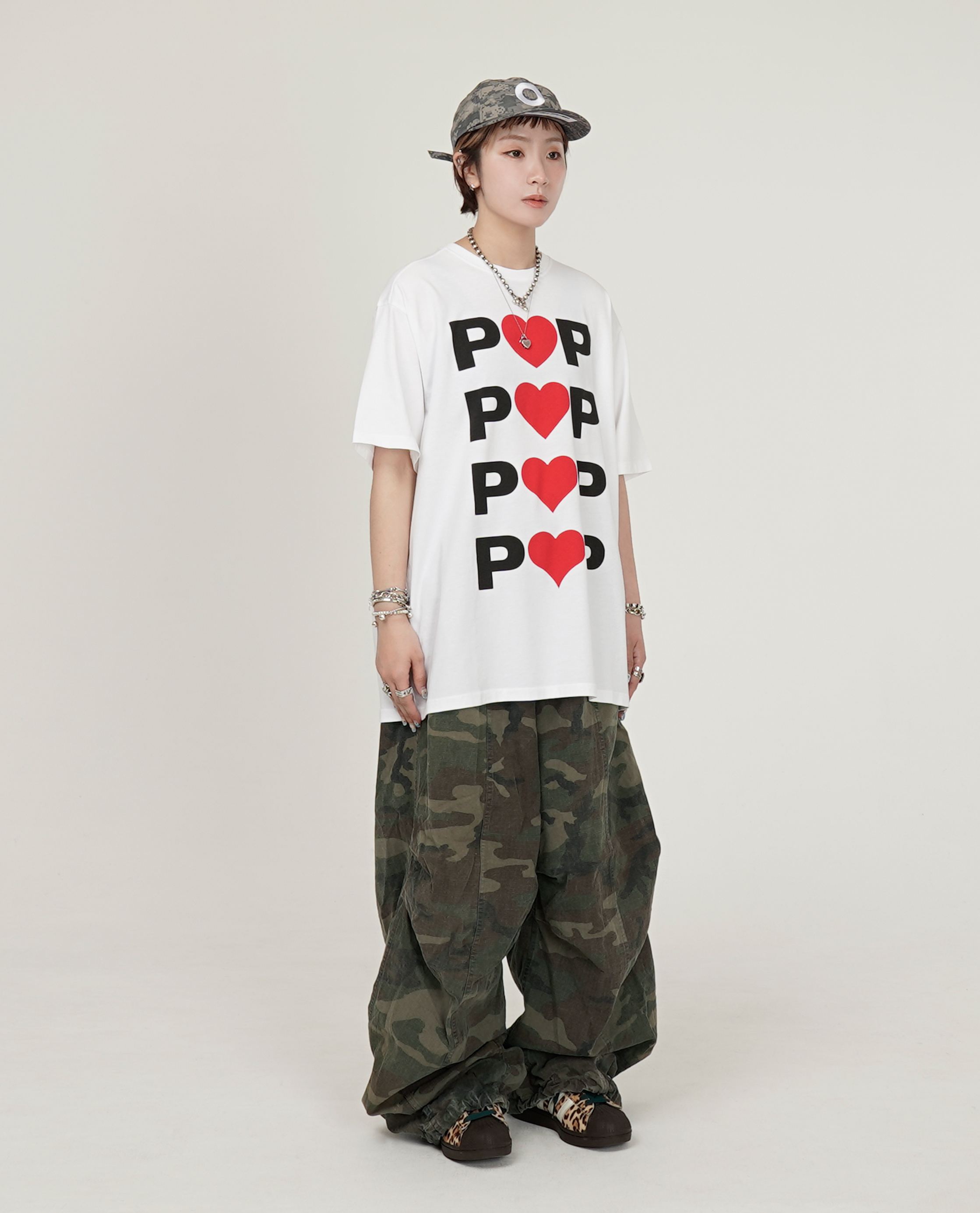 POP TRADING COMPANY Pop Hearts T-Shirt - 26SS