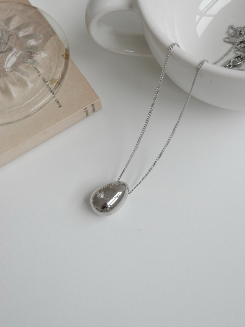 流線金屬長鍊 [ 銀色 / Free ]