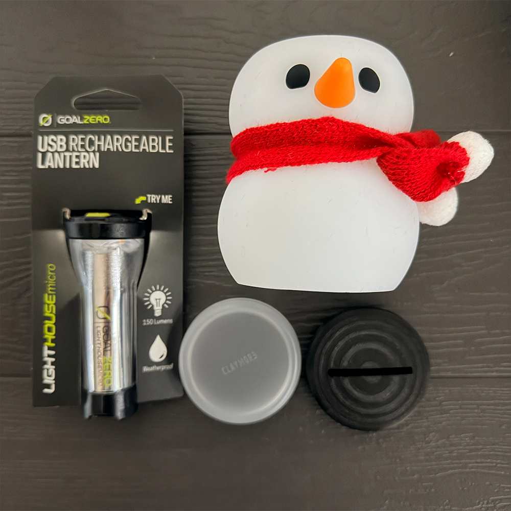 GOAL ZERO 燈具 GZ 32006+Claymore雪人燈罩-紅圍巾