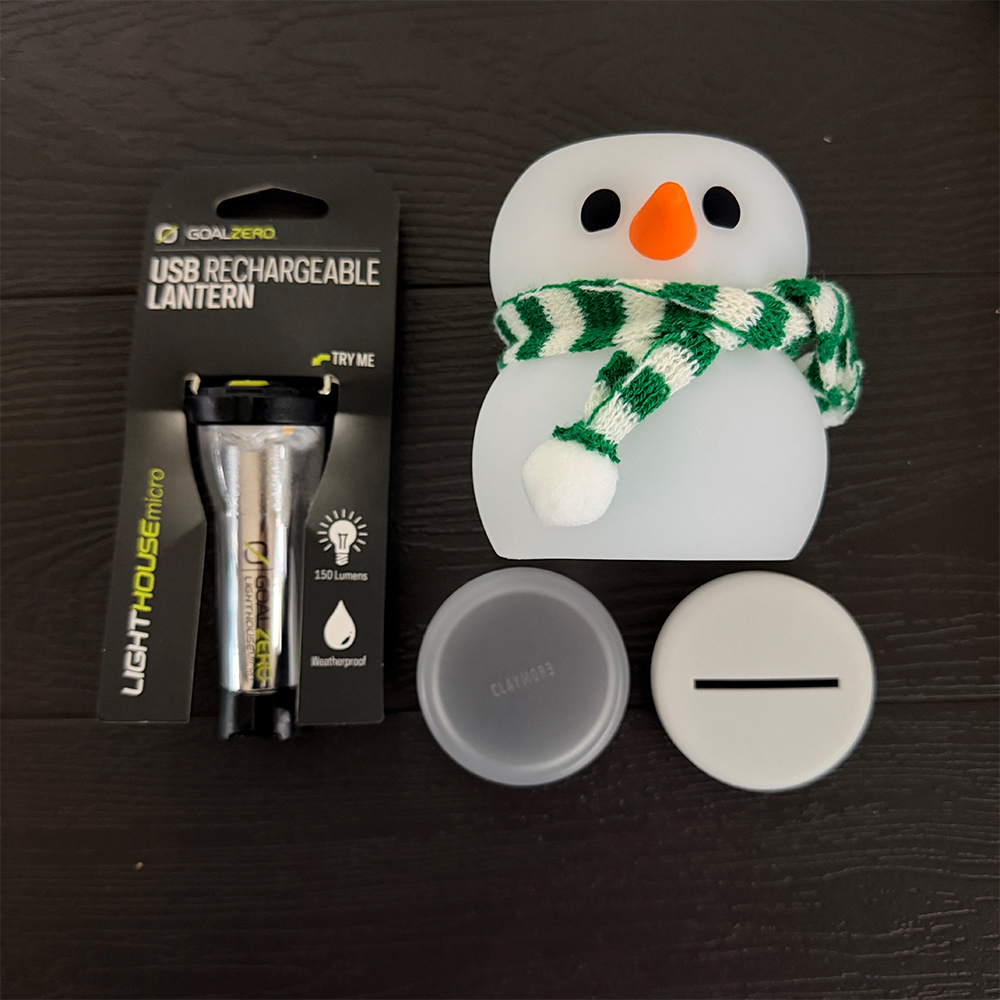 GOAL ZERO 燈具 GZ 32006+Claymore雪人燈罩-白綠圍巾