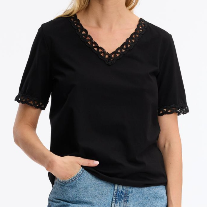 1LU0330-138 [LEO & UGO] T-Shirt Black #TEJ985-BLACK (EU)