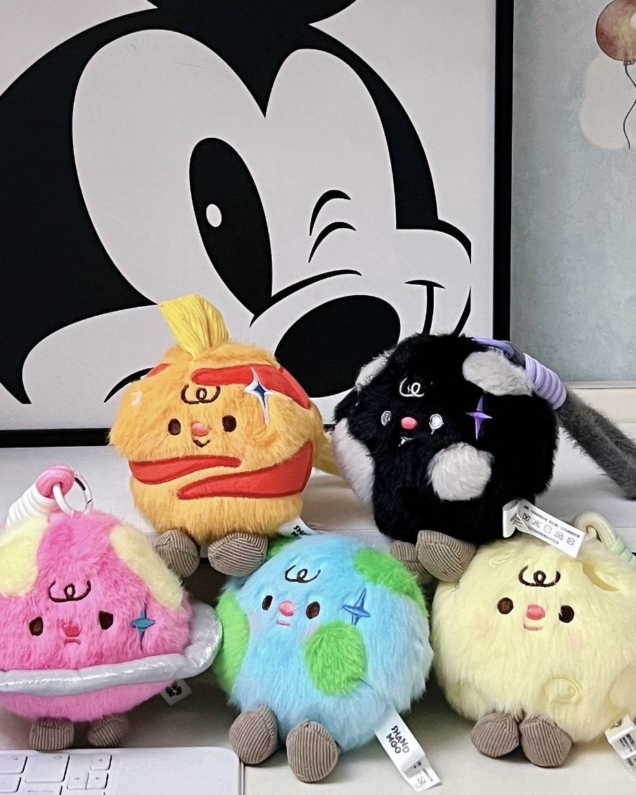 SHANDMOO 山莫 小星球 活力星 毛絨娃娃 吊飾 掛件 共5款