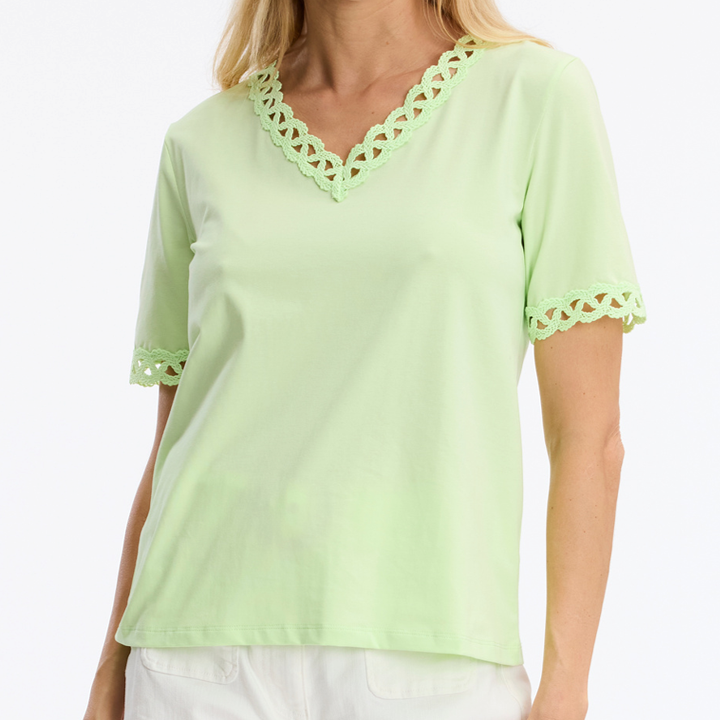1LU0330-139 [LEO & UGO] T-Shirt Light Green #TEJ985-LT GREEN (EU)