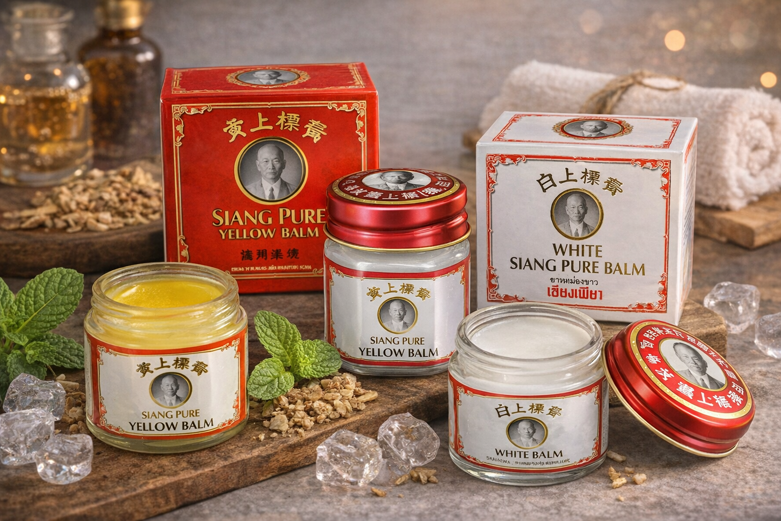 泰國 Siang Pure 上標萬用膏 紅／白 12g・40g｜外用按摩舒適保養