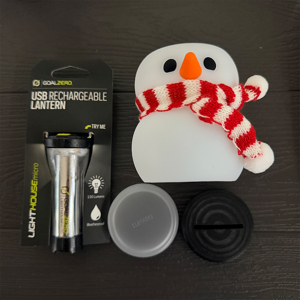 GOAL ZERO 燈具 GZ 32006+Claymore雪人燈罩-紅白圍巾