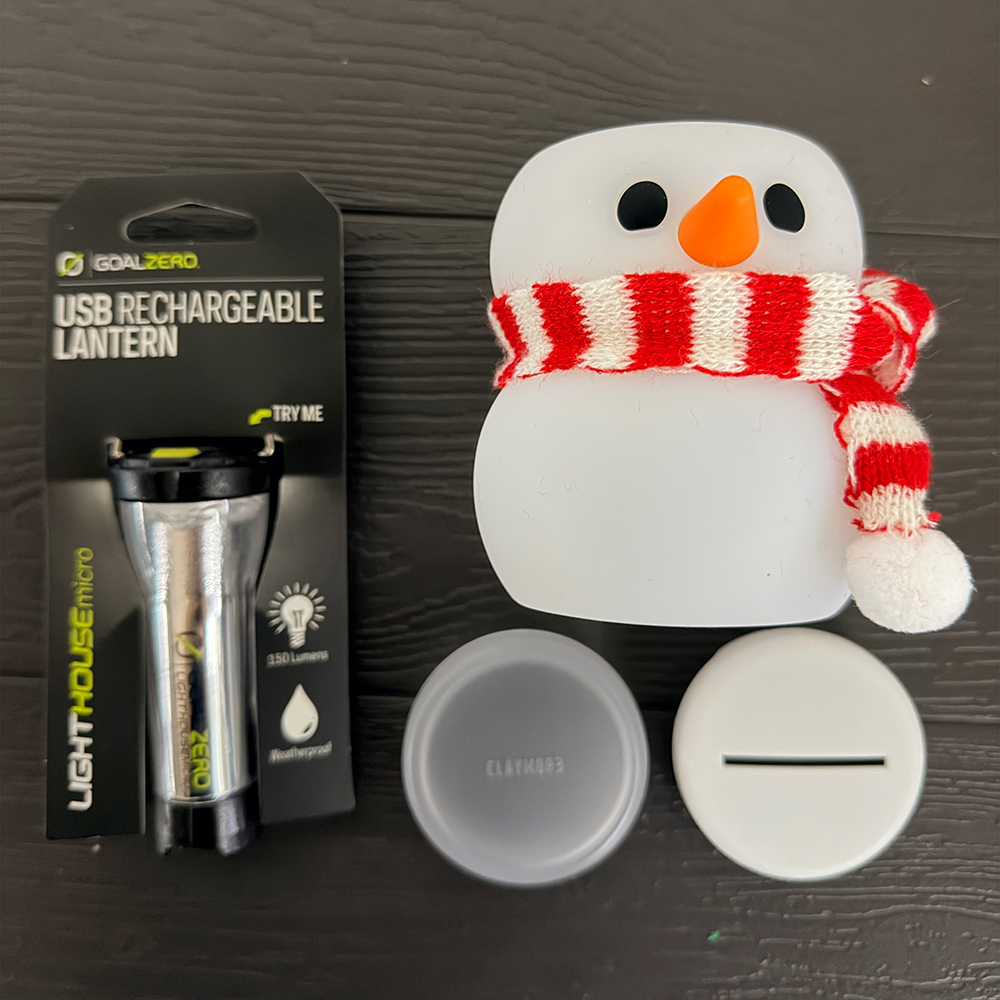 GOAL ZERO 燈具 GZ 32006+Claymore雪人燈罩-紅白圍巾