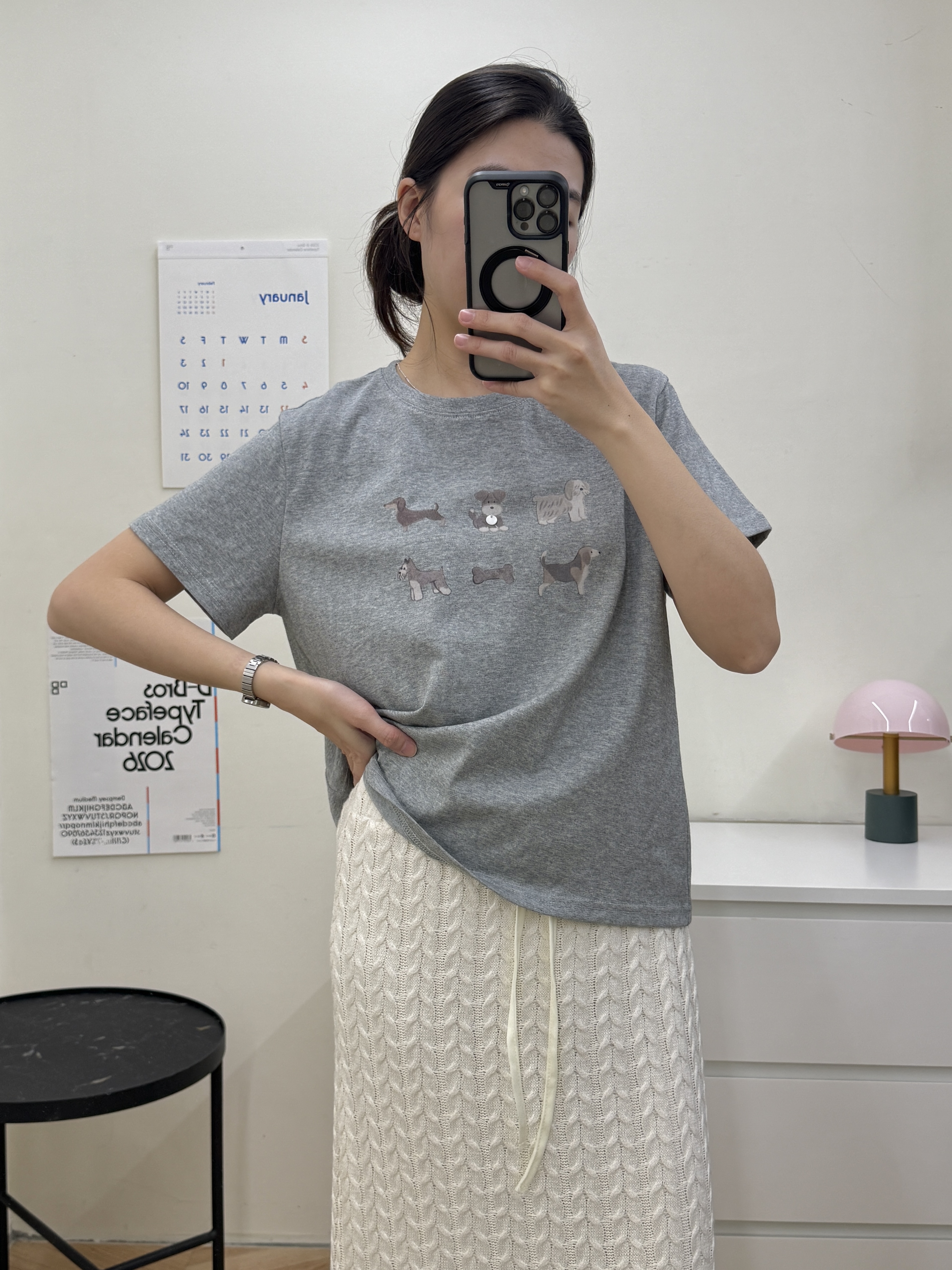 吊牌狗狗棉T*2色